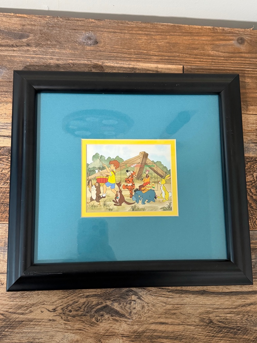 Disney “Pooh Bear Parade” Framed Limited Edition Stamp Picture🍯❤️